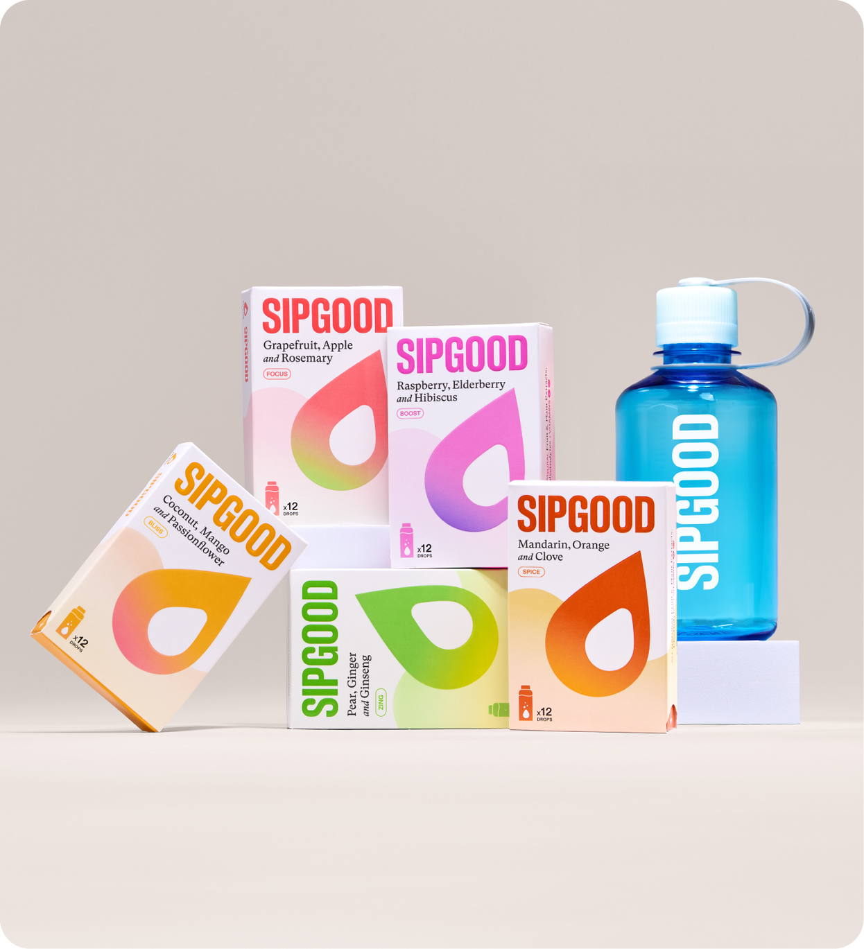 Monthly Hydration Set: 5 Flavours & Bottle